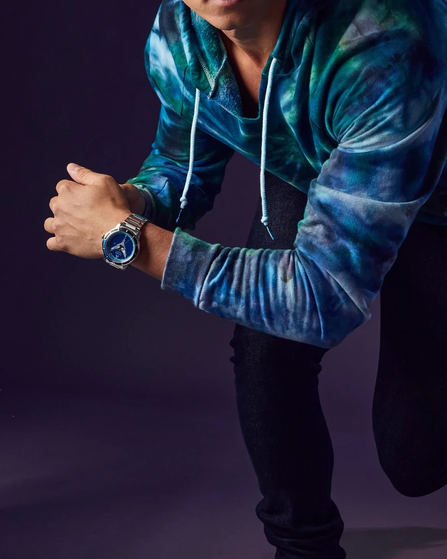 Avatar Wave Blue Dial Stainless Steel Bracelet AW1708-57W | CITIZEN